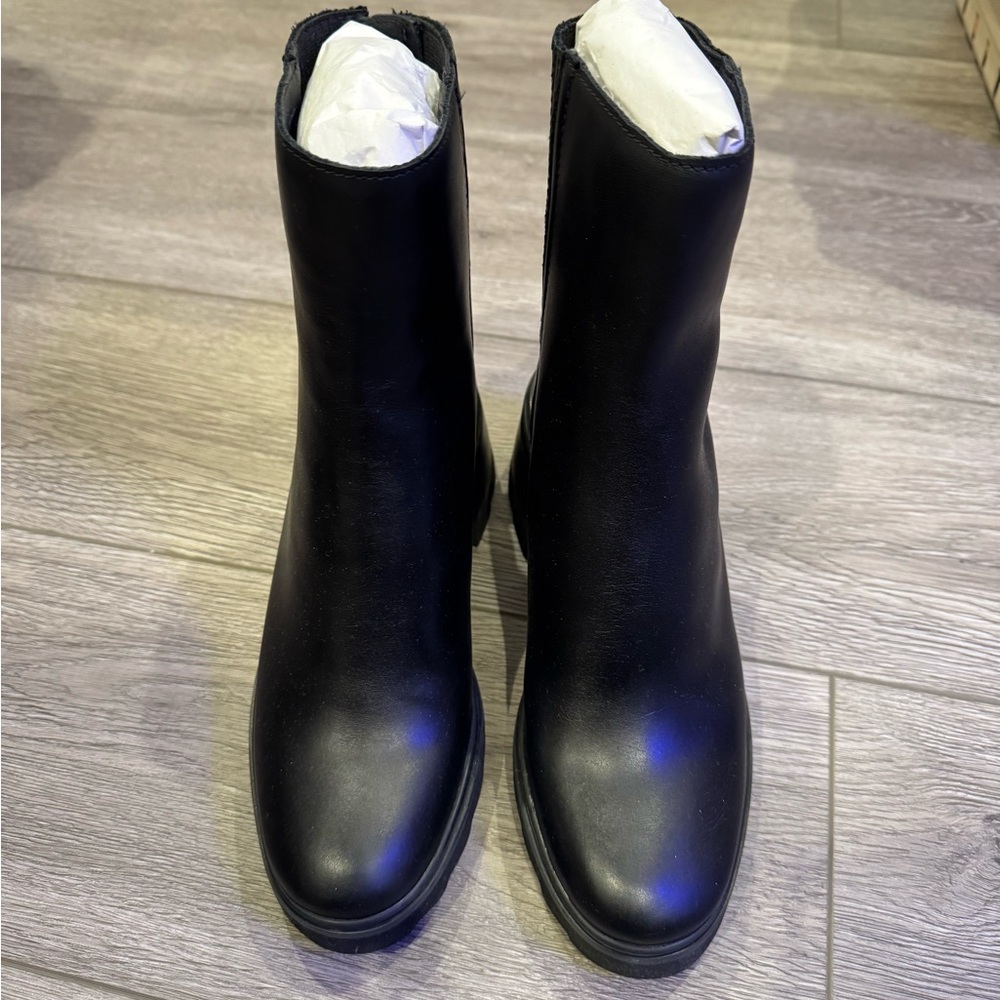 Sleek Black Ankle Boots